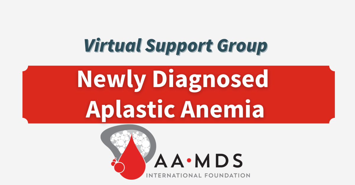 Introductory image: Newly Diagnosed Aplastic Anemia - Virtual Support Group - 2025 December
