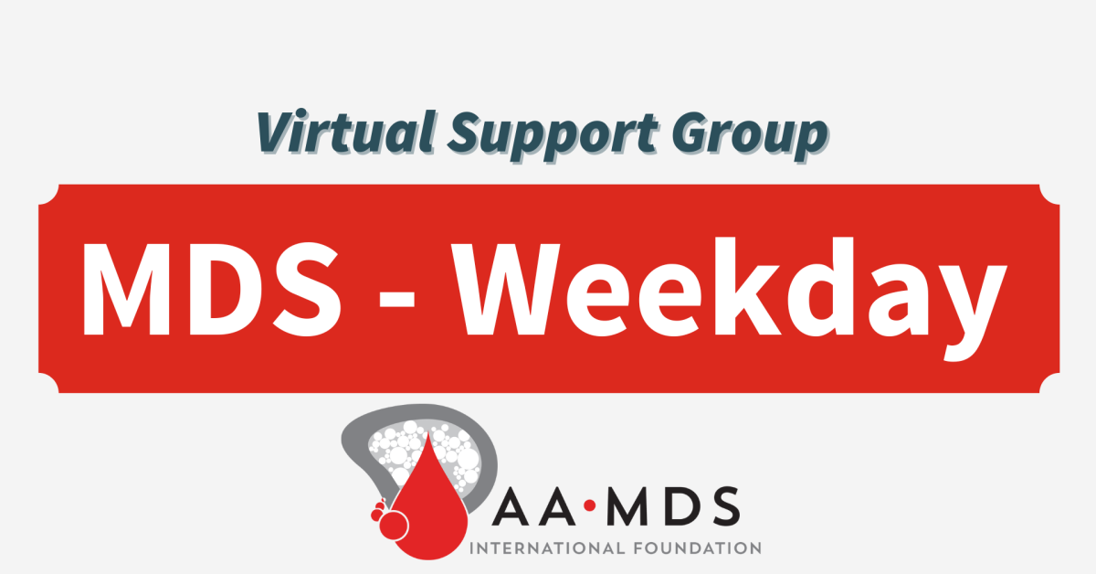 Introductory image: MDS Virtual Support Group - Weekday - 2025 January