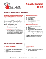 Thumbnail - Aplastic Anemia Toolkit - Managing Side Effects