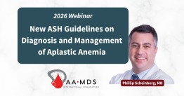 2026 Webinar: New ASH Guidelines for Diagnosis and Management of Aplastic Anemia